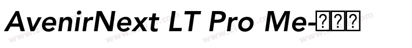 AvenirNext LT Pro Me字体转换